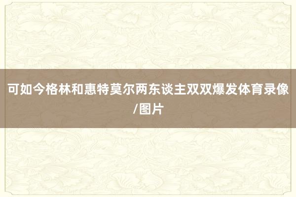 可如今格林和惠特莫尔两东谈主双双爆发体育录像/图片