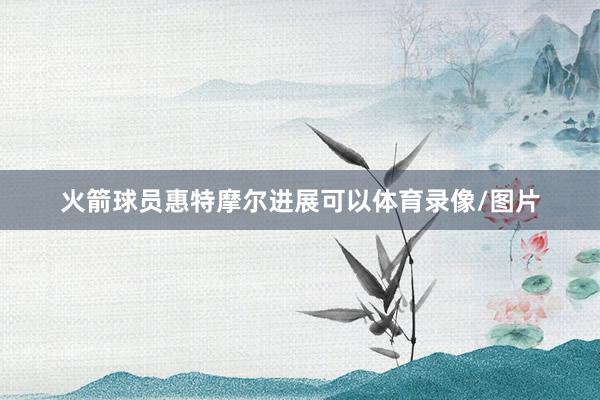 火箭球员惠特摩尔进展可以体育录像/图片