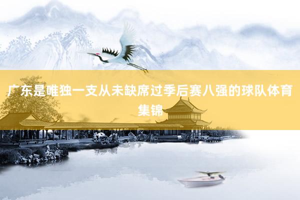 广东是唯独一支从未缺席过季后赛八强的球队体育集锦