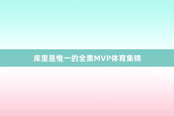 库里是惟一的全票MVP体育集锦