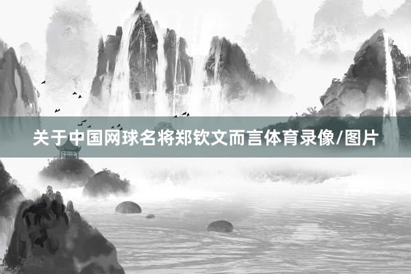 关于中国网球名将郑钦文而言体育录像/图片