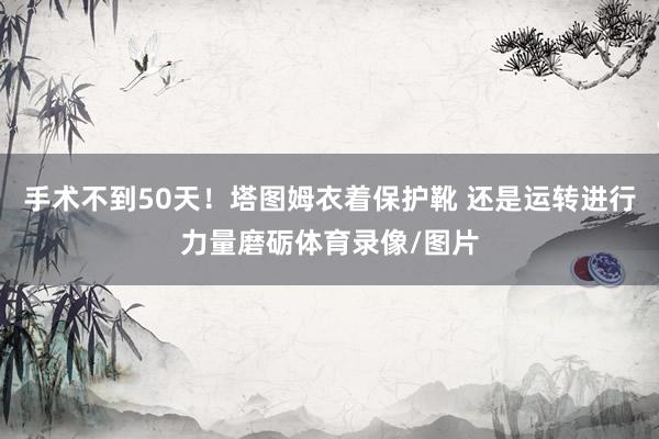 手术不到50天！塔图姆衣着保护靴 还是运转进行力量磨砺体育录像/图片