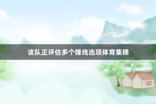 该队正评估多个锋线选项体育集锦