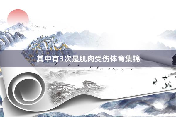 其中有3次是肌肉受伤体育集锦