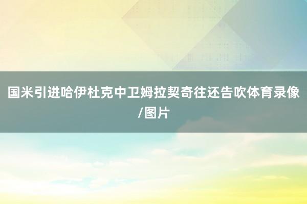 国米引进哈伊杜克中卫姆拉契奇往还告吹体育录像/图片