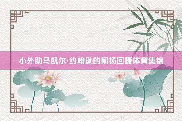 小外助马凯尔·约翰逊的阐扬回暖体育集锦