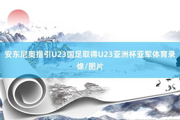 安东尼奥指引U23国足取得U23亚洲杯亚军体育录像/图片