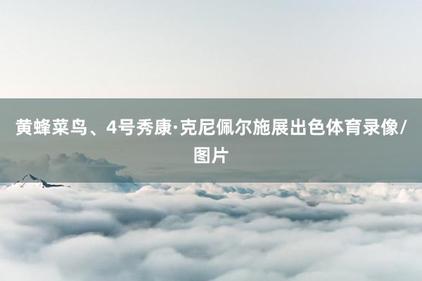 黄蜂菜鸟、4号秀康·克尼佩尔施展出色体育录像/图片