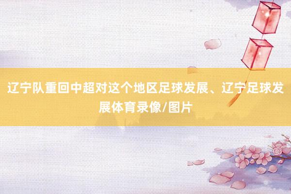 辽宁队重回中超对这个地区足球发展、辽宁足球发展体育录像/图片